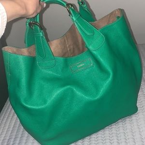 NWOT DKNY Gorgeous Green Hobo Large